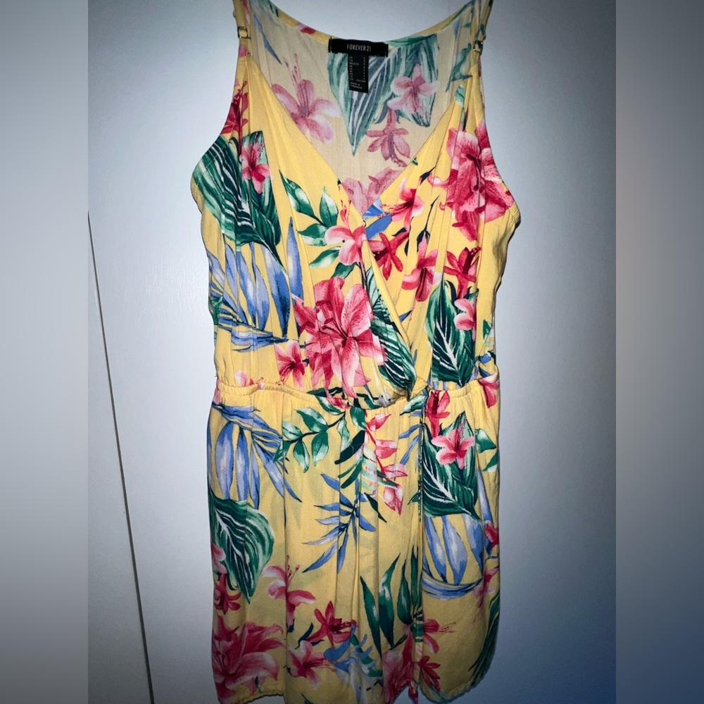 Forever 21 Floral Romper